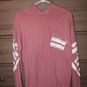 PINK t shirt hoodie
